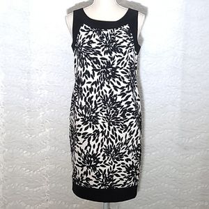 AB Studio Black and White Dress